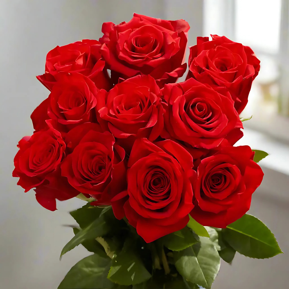 Blush Red Roses